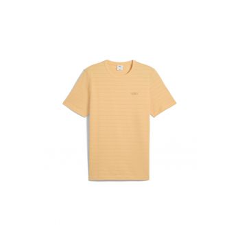 Tricou din amestec de bumbac cu logo brodat