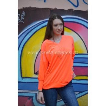 Bluza din catifea cu imprimeu diamant