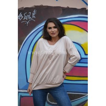 Bluza din catifea cu imprimeu diamant