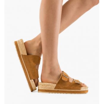 Papuci dama Roshun Camel