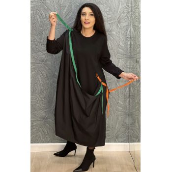 Rochie cu snur portocaliu