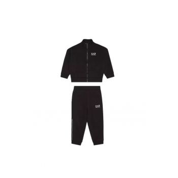 Trening  pentru Lifestyle - BOY T-SUIT TT FZ CH COFT - 7B000070-AF12451-UC001 - Negru
