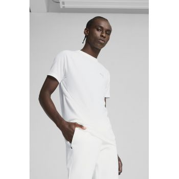Tricou cu decolteu la baza gatului si detaliu logo