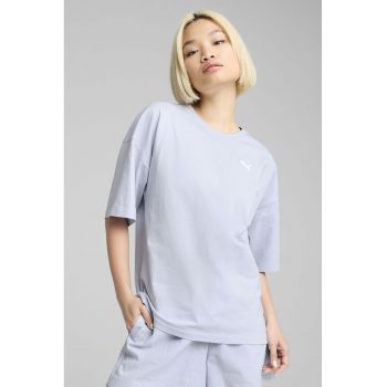 Tricou de bumbac cu maneci medii