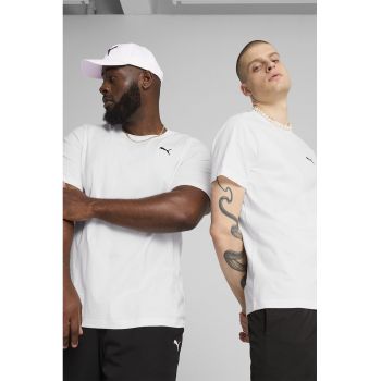 Tricou din bumbac cu broderie logo