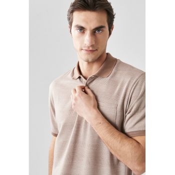 Tricou polo cu buzunar pe piept