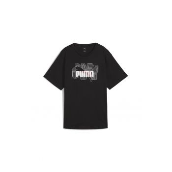 Tricou relaxed fit cu logo