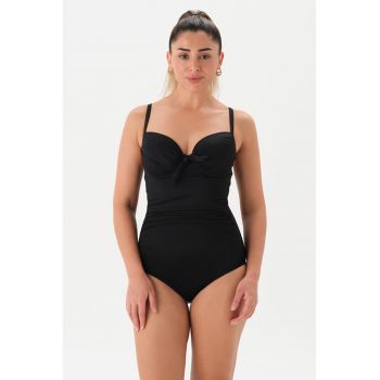 Costum de baie intreg cu bretele ajustabile