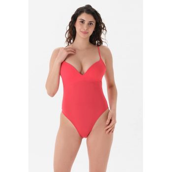 Costum de baie intreg cu model uni