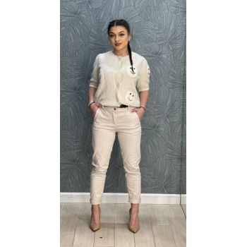 Pantaloni bej