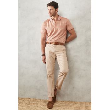 Pantaloni chino cu talie medie