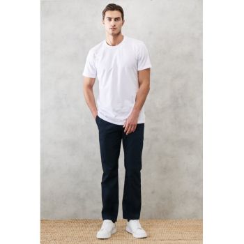 Pantaloni chino cu talie medie