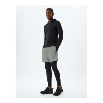 Pantaloni cu snur si model 2-in-1