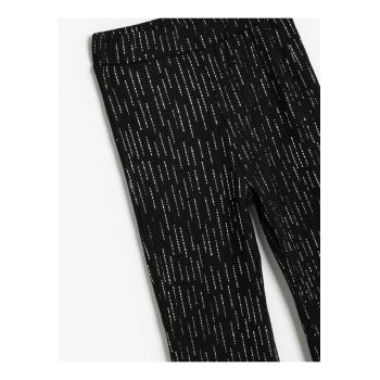 Pantaloni evazati cu talie elastica
