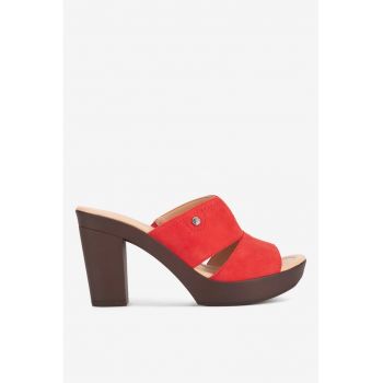 Papuci dama  5905588708476 - Piele naturala - Maro