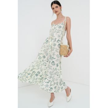 Rochie evazata cu model grafic