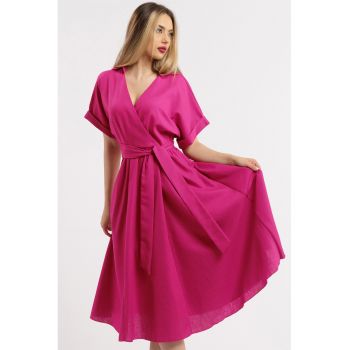 Rochie evazata din in