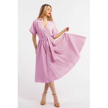 Rochie evazata din in