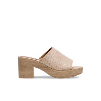 Sandale dama -  Textil - Bej