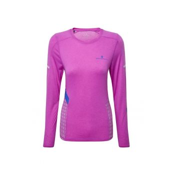 Bluza alergare dama  Tech Afterhours FW 2023 Roz