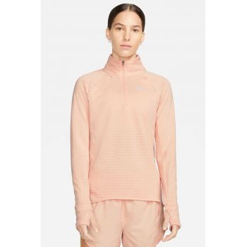 Bluza cu tehnologie Therma-Fit si fermoar pentru alergare Element Therma-Fit