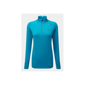 Bluza sport dama -  Poliester/Elastan - Albastru -