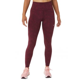 Colanti din material jacquard cu talie inalta pentru alergare