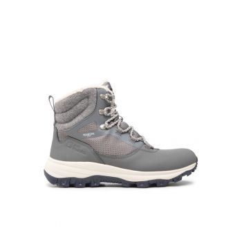 Ghete si bocanci sport dama  301222514 - Piele naturala/Textil - Gri