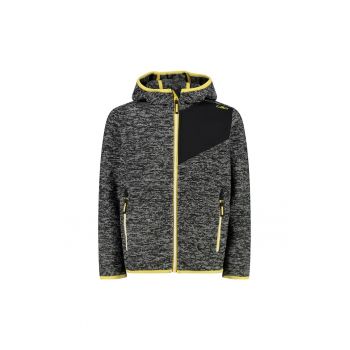 Hanorac fleece copii  32H1214 - Negru/Galben 164