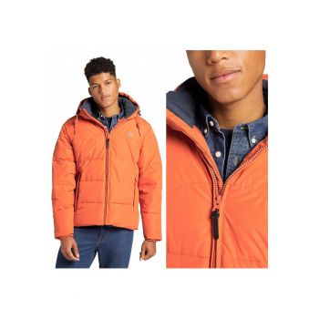 Jacheta De Iarna -  Jacheta Puf - 2XL INTL - Portocalie - Croi Normal - Inchidere Fermoar - Compozitie Material 100% Poliester - Numar De Buzunare 2