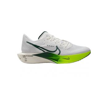Pantofi alergare barbati  ZoomX Vaporfly Next% 3 Flyknit SS 2024 Alb/Verde 45 1/2