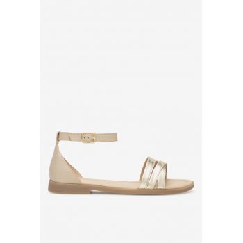 Sandale dama  5905588685777 - Piele naturala - Bej
