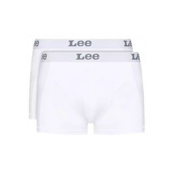 Set Boxeri Barbati 2-Pack -  Alb - 95% Bumbac - 5% Elastan - 2 Bucati