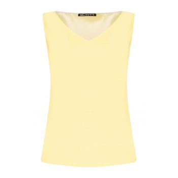 Bluza fara maneci cu decolteu in V