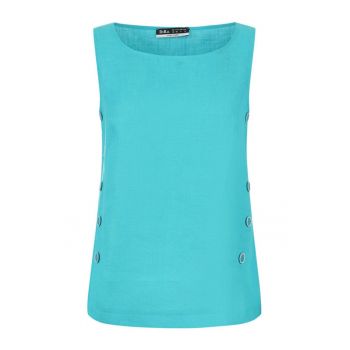 Bluza uni fara maneci - din canepa
