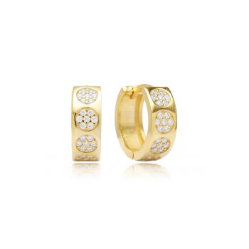 Cercei din argint 925 decorati cu zirconia