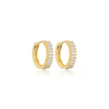 Cercei din argint 925 decorati cu zirconia