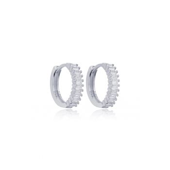 Cercei din argint 925 decorati cu zirconia