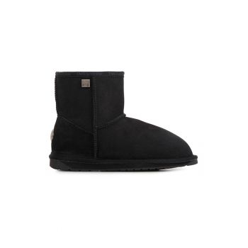 Ghete slip-on de piele intoarsa cu logo discret