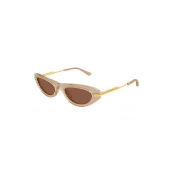 Ochelari de soare cat-eye cu rama metalica