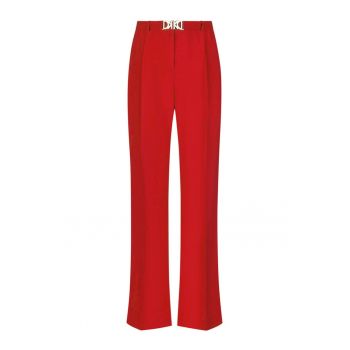 Pantaloni drepti cu pliuri