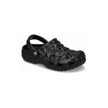 Saboti Femei -  Classic Geometric 209563 Clog - Negru