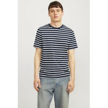 Tricou din bumbac organic cu decolteu la baza gatului