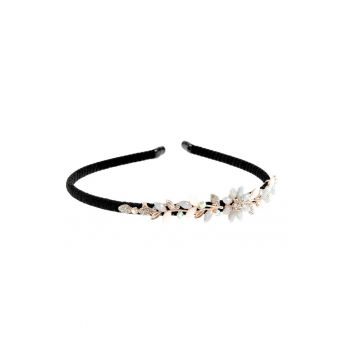 Bentita de par neagra cu flori