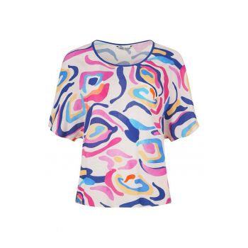 Bluza cu imprimeu abstract