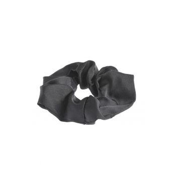 Elastic negru cu aspect satinat