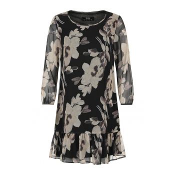 Rochie din chiffon cu imprimeu floral