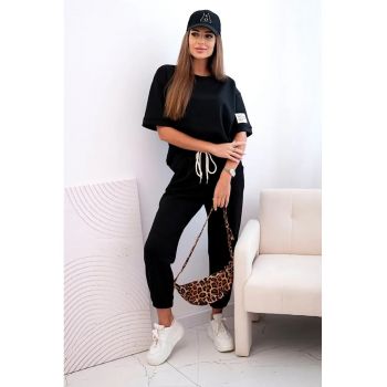 Set de bluza cu maneci scurte si pantaloni -