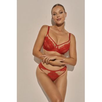 Sutien fara burete cu garnituri de dantela Lou