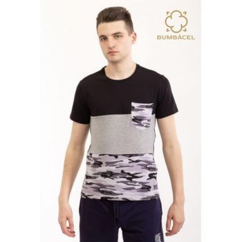 Tricou army cu manecă scurtă - Negru